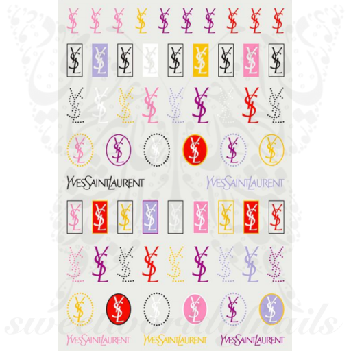 Colorful YS Nail Art Stickers