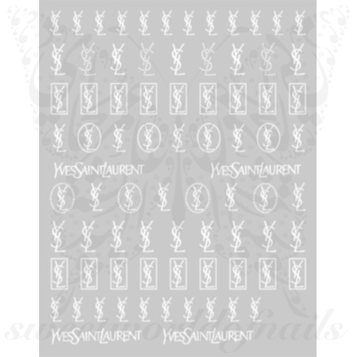 Nail Art White Nail Stickers