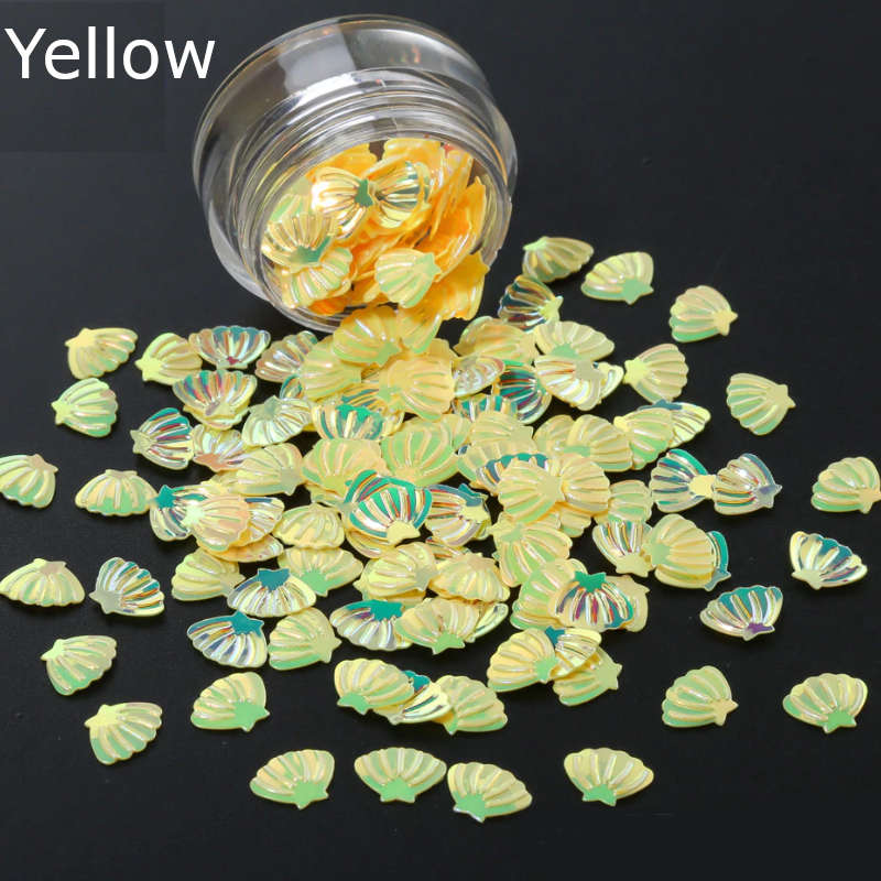 3D Shell Shape Summer Nails Sequins Nail Decoration