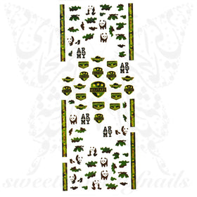 Army Nails Camo Nail Art Camouflage Water Decals