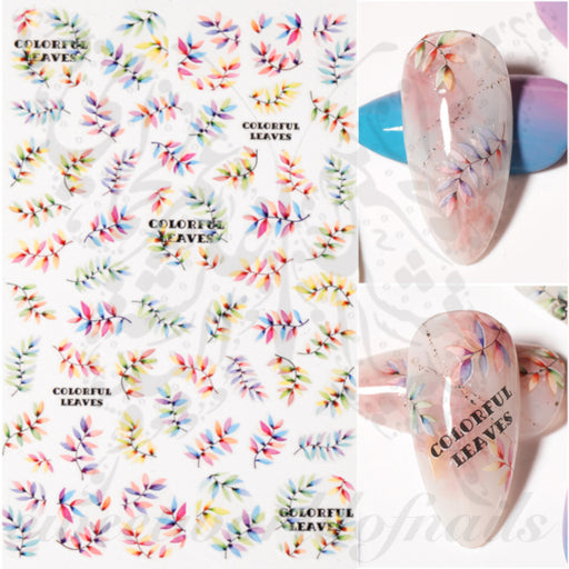 Autumn Leaves Nail Art Stickers