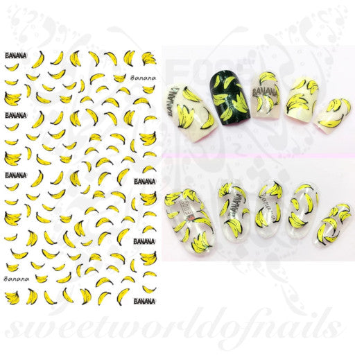 Banana Nail Art Nail Art Stickers