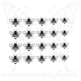 Bee Nail Art Nail Water Decals