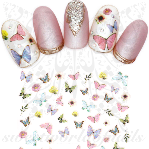 Butterfly Nail Art Nail Stickers