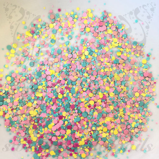Candy Round Nail Art Confetti Glitter