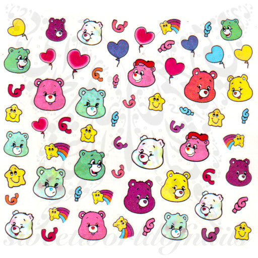 Care Bears Nail Art Water Decals 