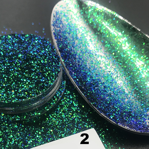Chameleon Hexagon Color Shift Nail Glitter 