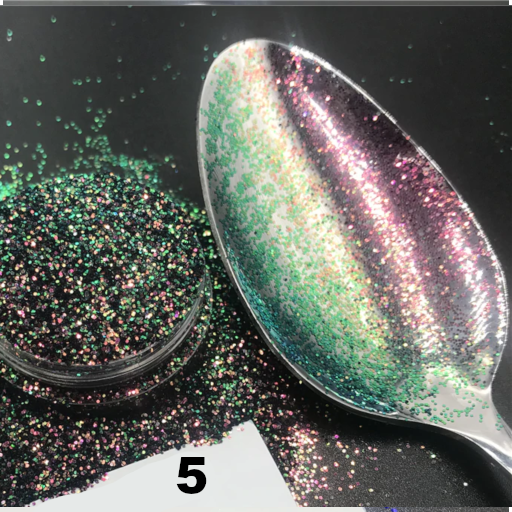 Chameleon Hexagon Color Shift Nail Glitter 