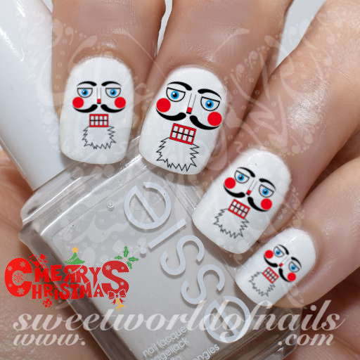 Christmas Nutcracker Nail Water Decals