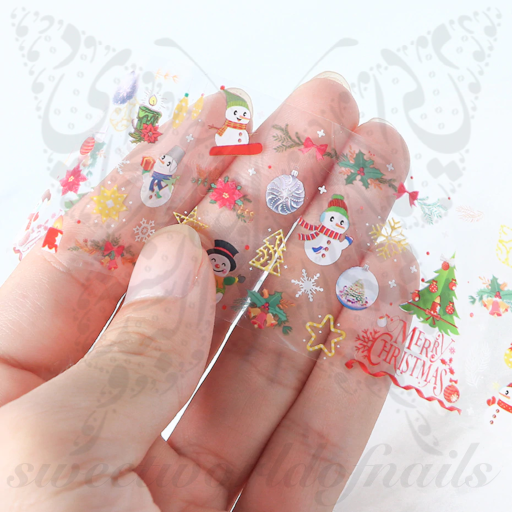 Christmas Nail Art Nail Foils