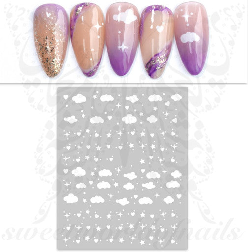 Summer nail art ideas to rock in 2021 : Ombre Lavender and Pink Cloud Nails
