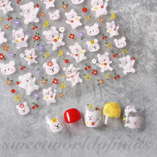 Easter Bunny Chick Nail Stickers