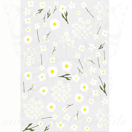 Cute mini spring flowers Nail Art Stickers