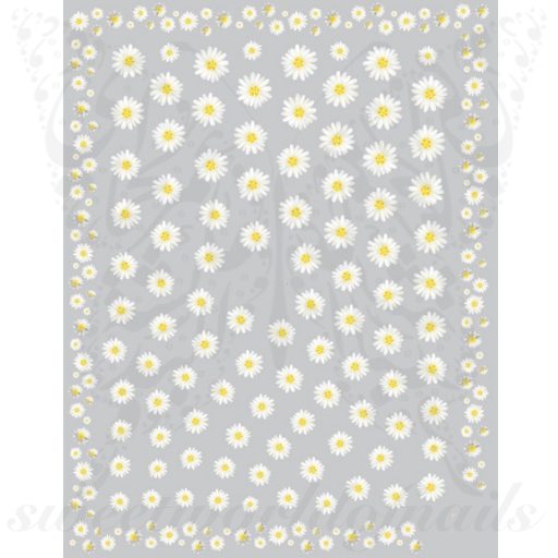 Daisy Nail Art Spring Summer Flower Stickers