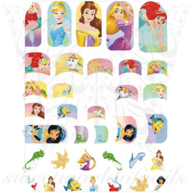 Princesses Nail Art Stickers