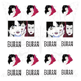 Duran Duran Rio Nail Art Water Decals