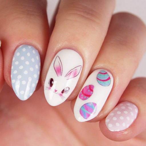 25 Bunny Nail Designs for Spring Mani - Pretty Designs