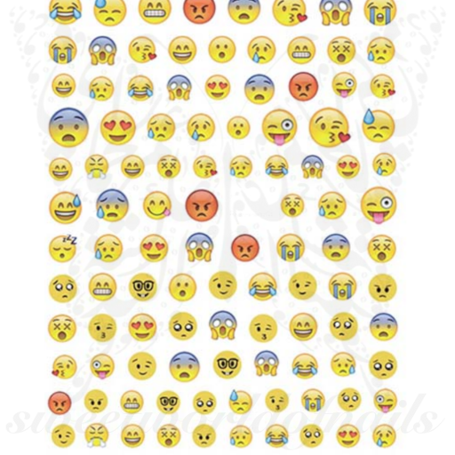 Emoji Nail Art Nail Stickers