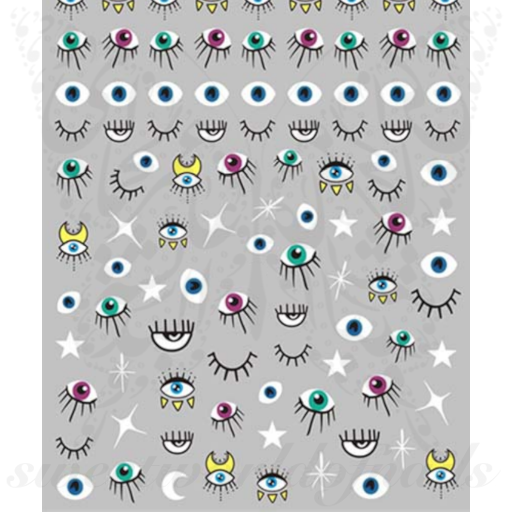 Eye Nail Art Stickers