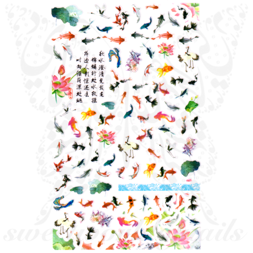 Fish Nail Art Stickers