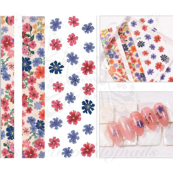 Flower Nail Art Stickers