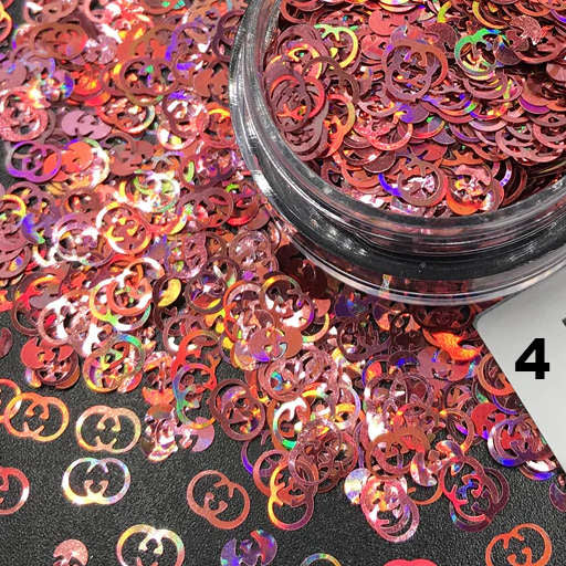 Gucci Nail Art Glitter Confetti Nail Decoration