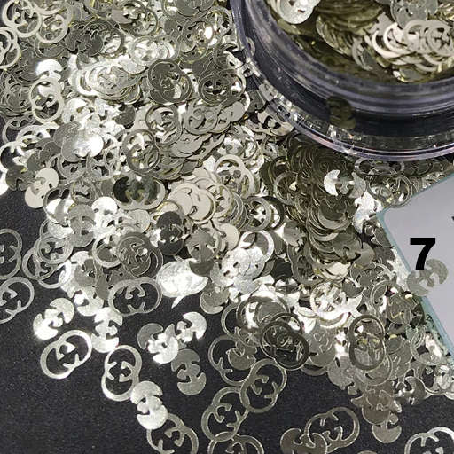 Gucci Nail Art Glitter Confetti Nail Decoration