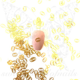 Luxe Nails Gold Thin Metallic Nail Charms