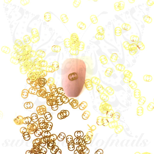 Luxe Nails Gold Thin Metallic Nail Charms