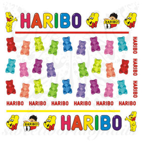 Gummy Bears Nail art Haribo Nail Water Decals