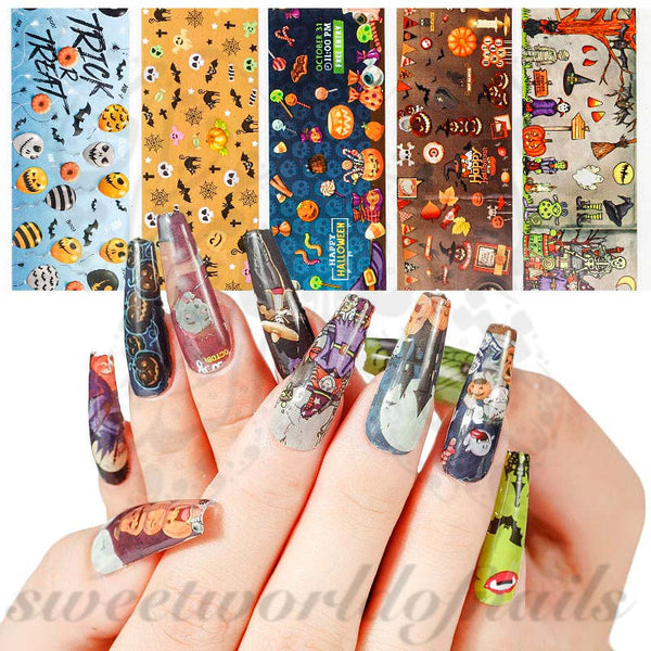 Halloween Nail Art Nail Foils