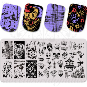 Halloween Nail Art Stamping Plate