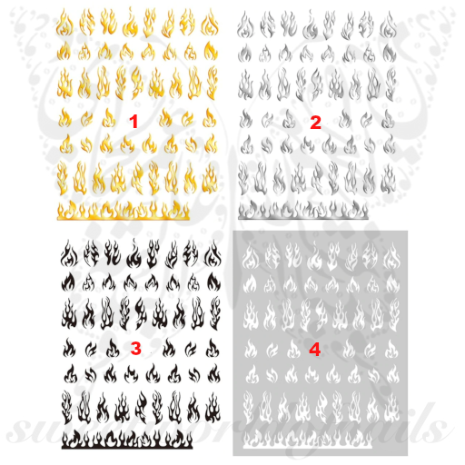 Large Sticker - B67 - Premium Nail Art Essentials