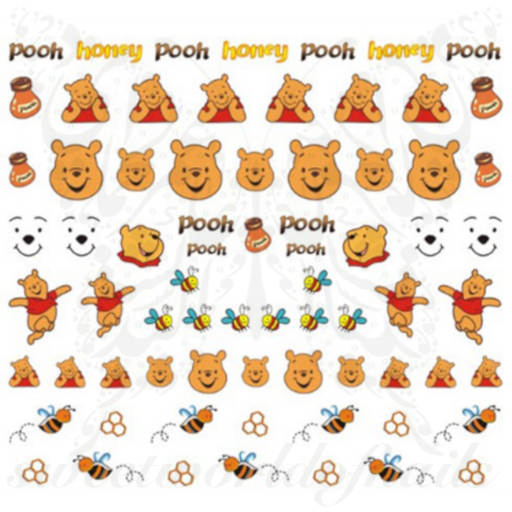 Winnie Nail Art Water Decals