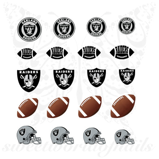 lv raiders cupcake toppers