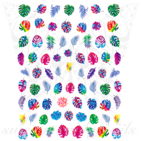 Leaves Summer Nail Art Stickers