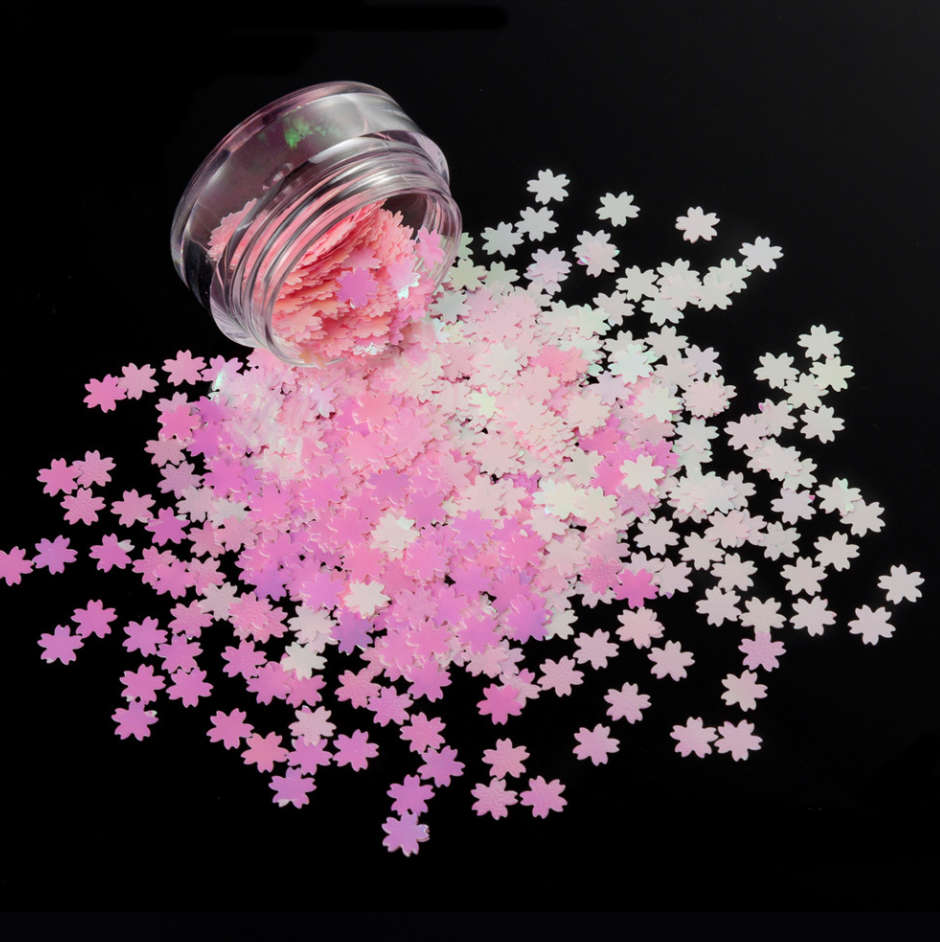 Light Pink 3D Cherry Blossom Flowers Spring Nail Decoration