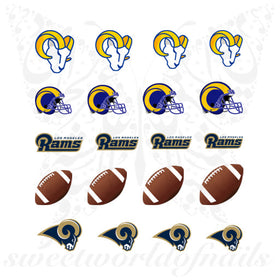 Los Angeles Rams NFL Football Water Decals