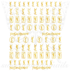 Gold Nail Art Nail Stickers