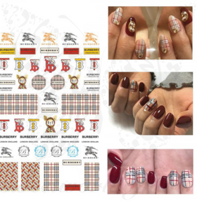 B Nail Art Stickers