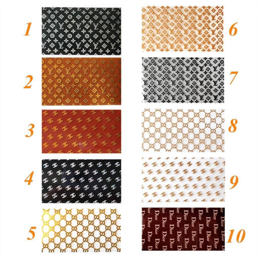 10 Colors LOUIS VUITTON Nail Foils