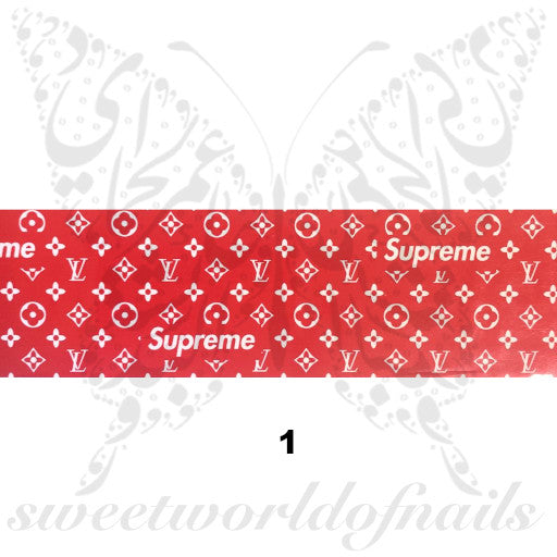 Luxe Nail Foil Brands Logo Nail Art