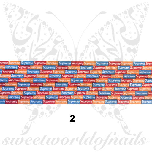 Luxe Nail Foil Brands Logo Nail Art