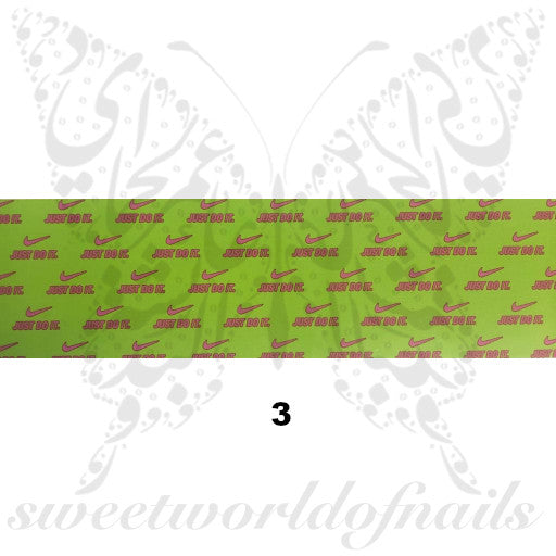 Luxe Nail Foil Brands Logo Nail Art