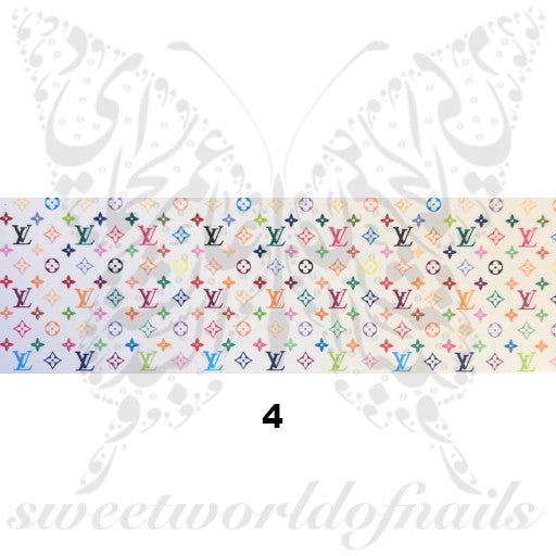 Luxe Nail Foil Brands Logo Nail Art