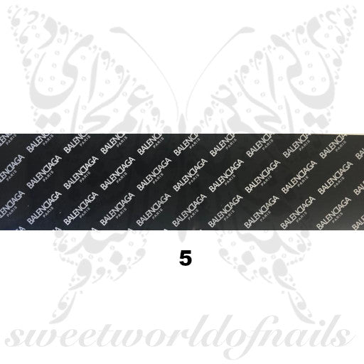 Luxe Nail Foil Brands Logo Nail Art