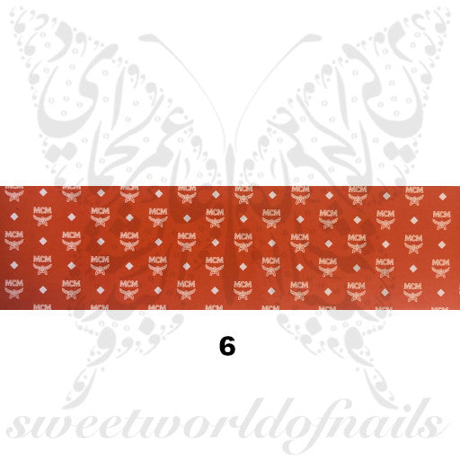 Luxe Nail Foil Brands Logo Nail Art