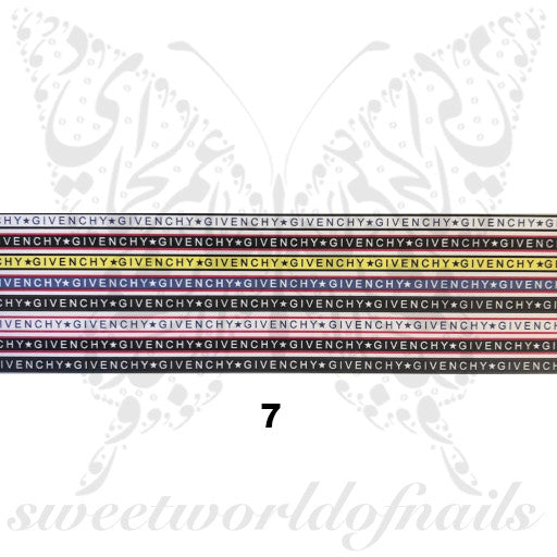 Luxe Nail Foil Brands Logo Nail Art