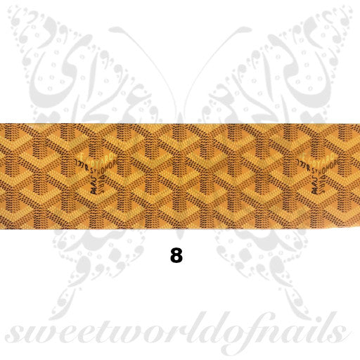 Luxe Nail Foil Brands Logo Nail Art