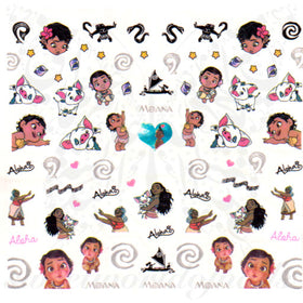 Moana Nail Art Water Decals